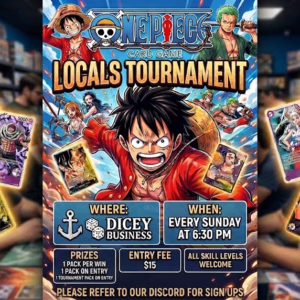 Dicey Business One Piece locals April 19th 2026 6:30pm