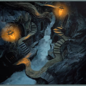 Ug Playmat The Hobbit - Thranduil'S Kingdom Concept Art 02