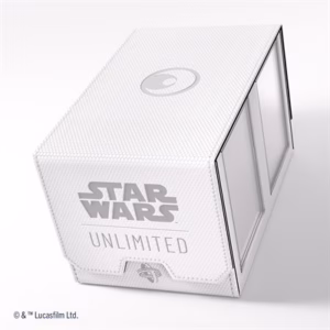 Deck Box: Star Wars: Unlimited: Double Deck Pod: White / Black